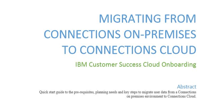 Connections Migration Cloud